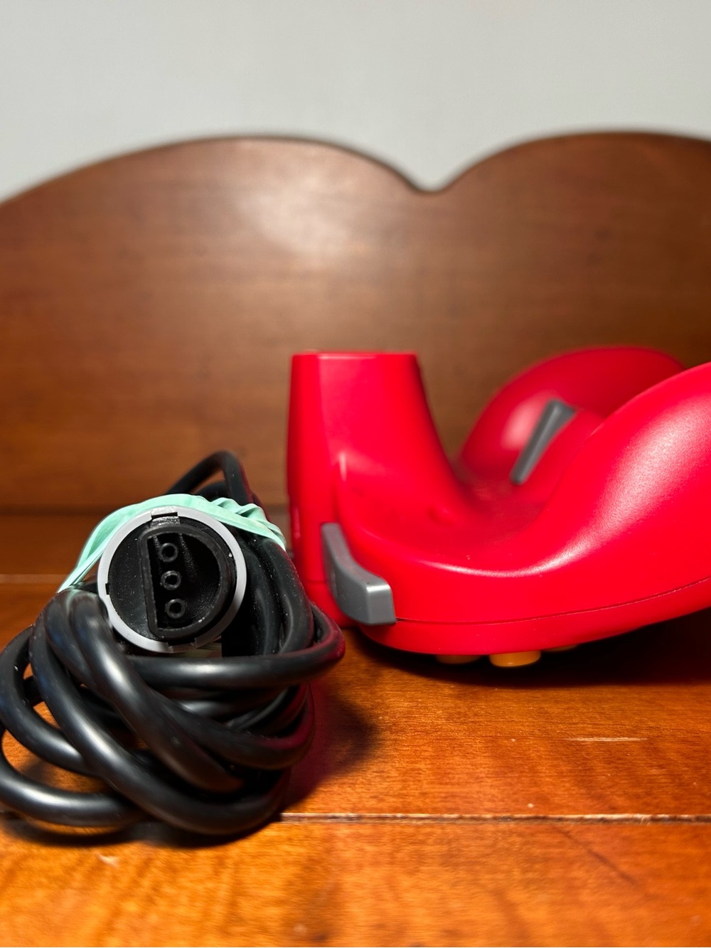 Red Wired Game Controller - Compatible Video Game Controller - Picture 3 of 5